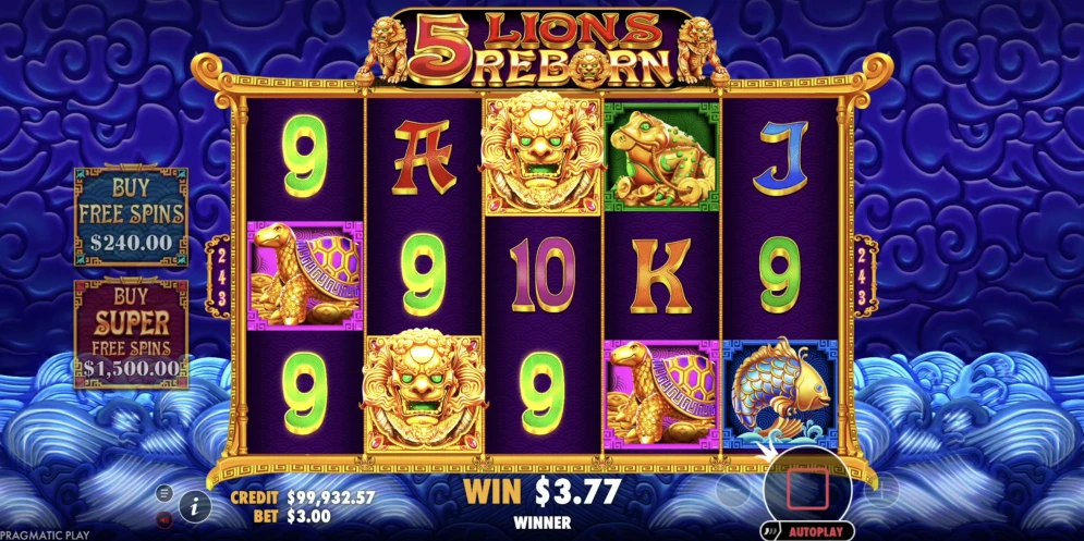 5 Lions Reborn Slot