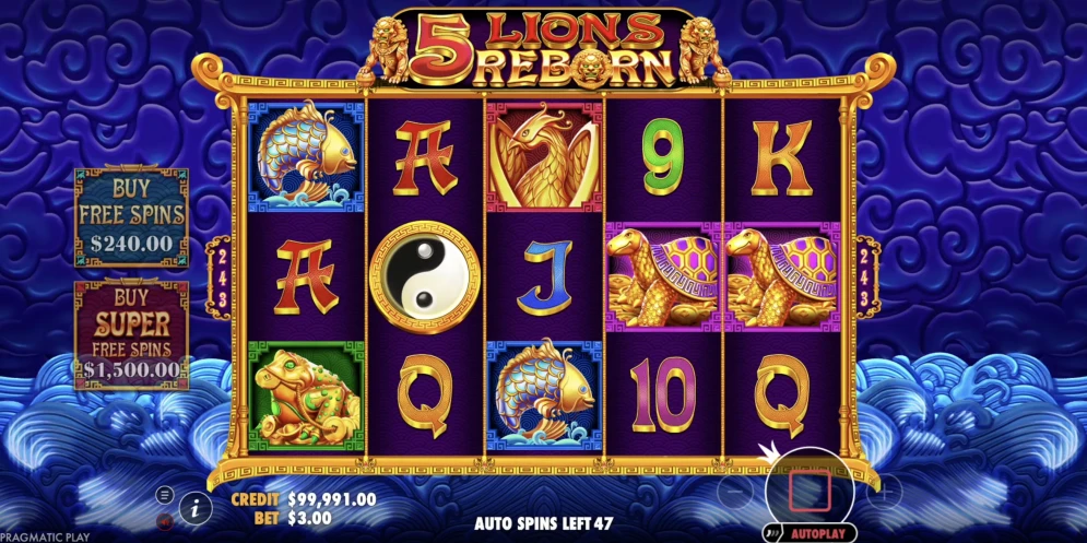 5 Lions Reborn Slot